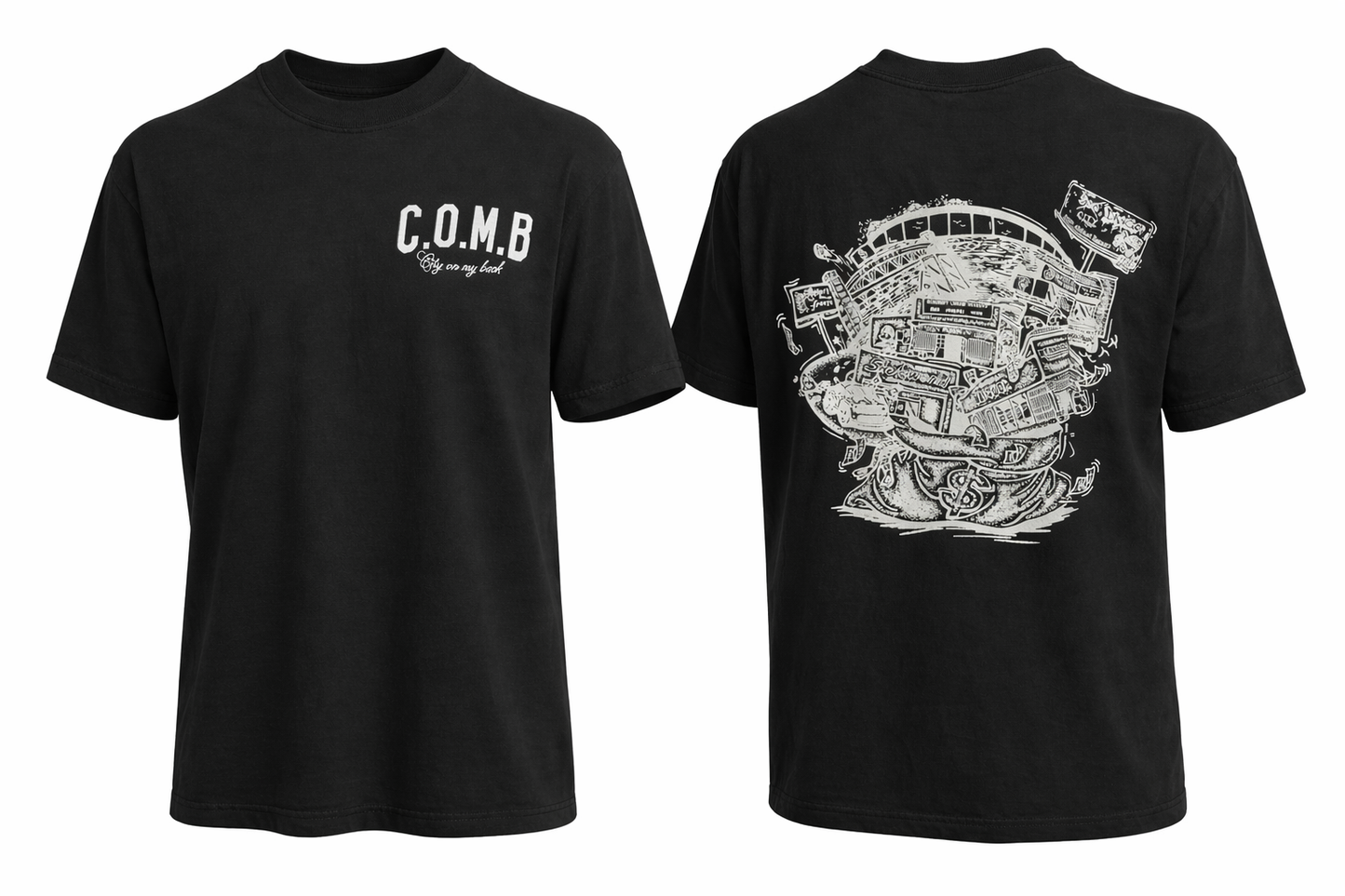 C.O.M.B Black T-Shirt