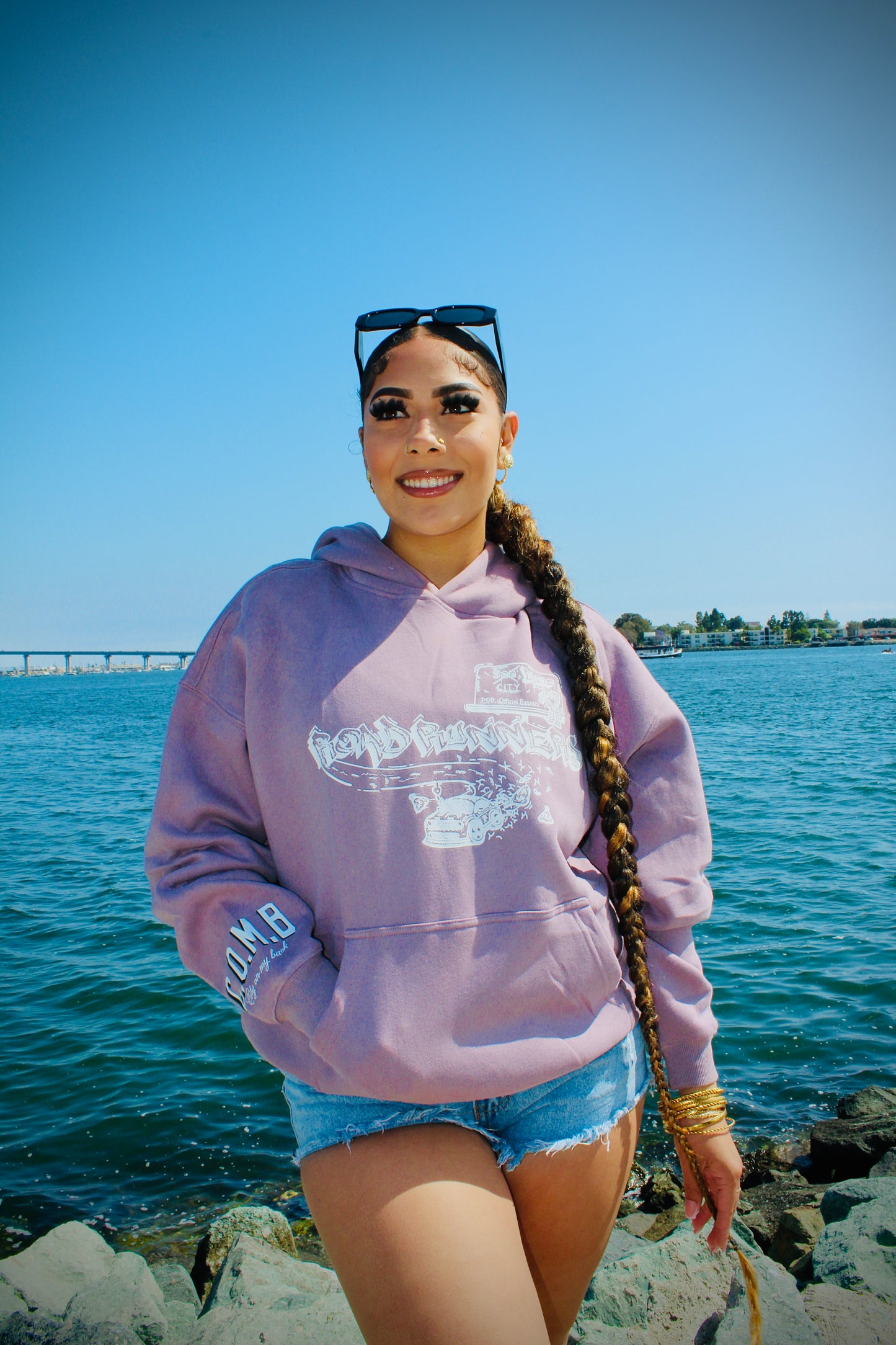 “ C.O.M.B” PURPLE HOODIE