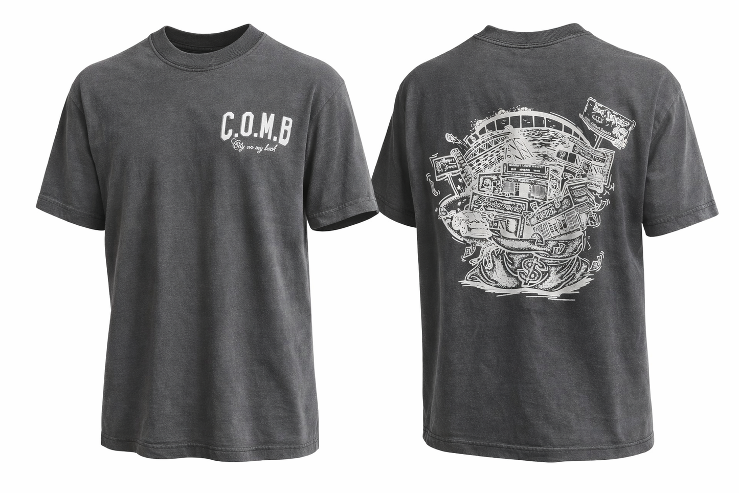 C.O.M.B Grey T-Shirt