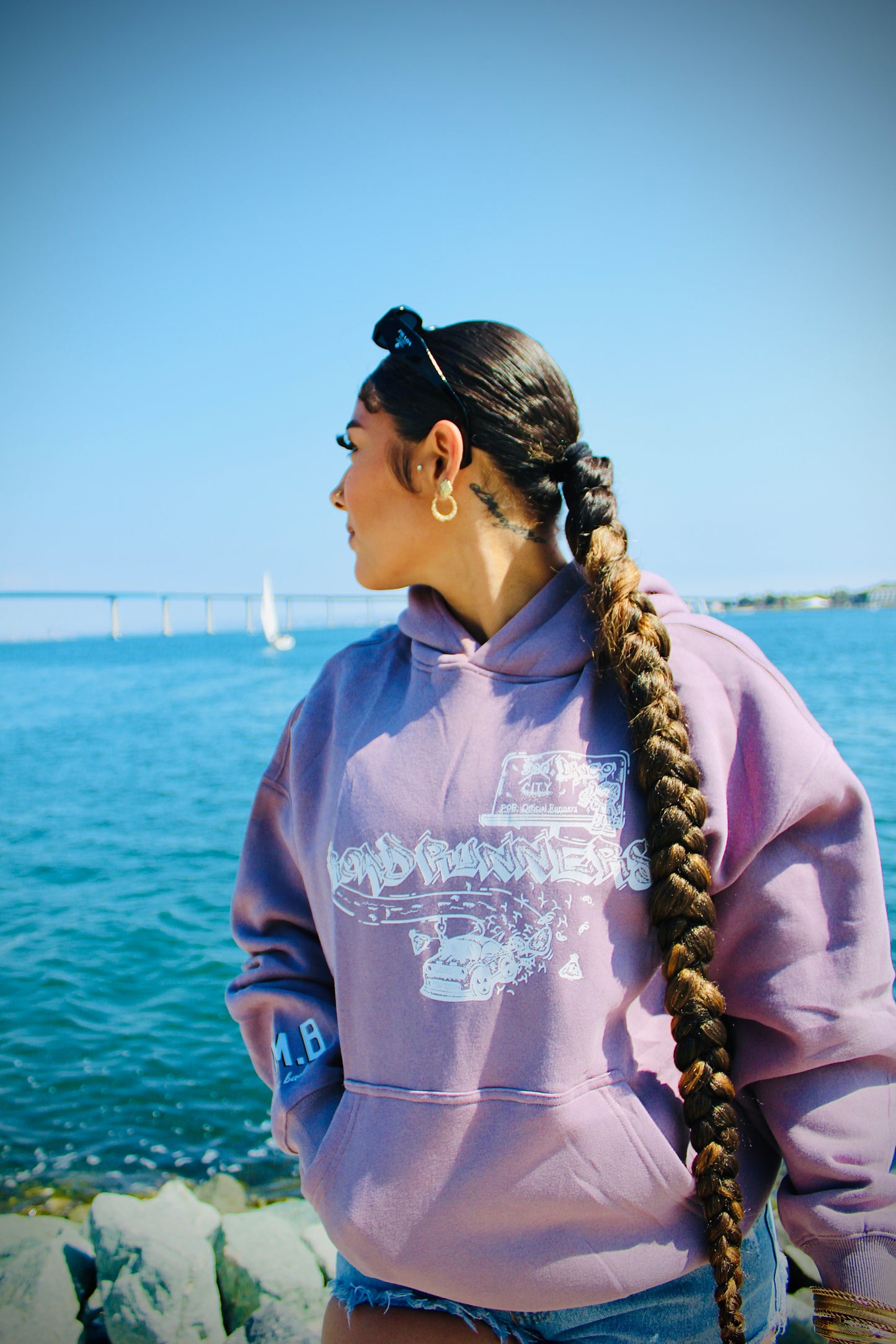 “ C.O.M.B” PURPLE HOODIE