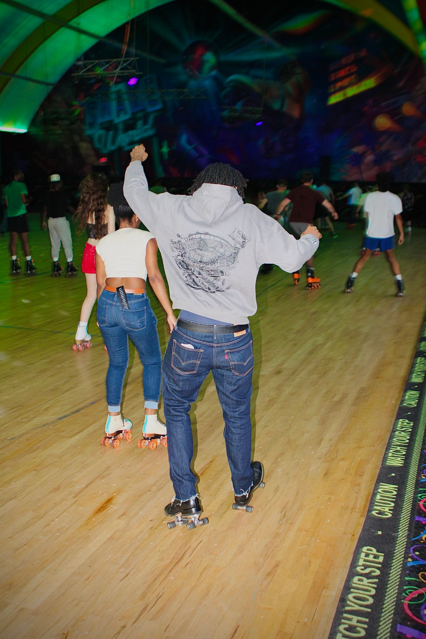 “ C.O.M.B” GREY HOODIE